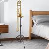 Trombonstativ Justerbart Stativfäste Triangulärt Musikinstrumenttillbehör för Scen Live-streaming Konsert Inspelningsstudio