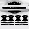 8 Piezas Pegatinas Protectoras Anticolisión para Tazón de Manija de Puerta de Coche para Outlander, Lancer, Pajero – Protector de Taza de Puerta