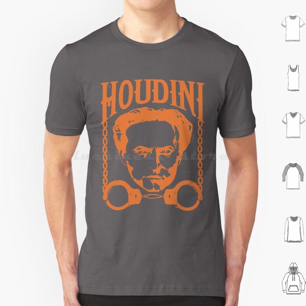 Harry Houdini Magician Harry Houdini Retro Vintage Las Vegas Circus Freak Magic Tricks T Shirt 6xl Cotton Cool Tee Houdini