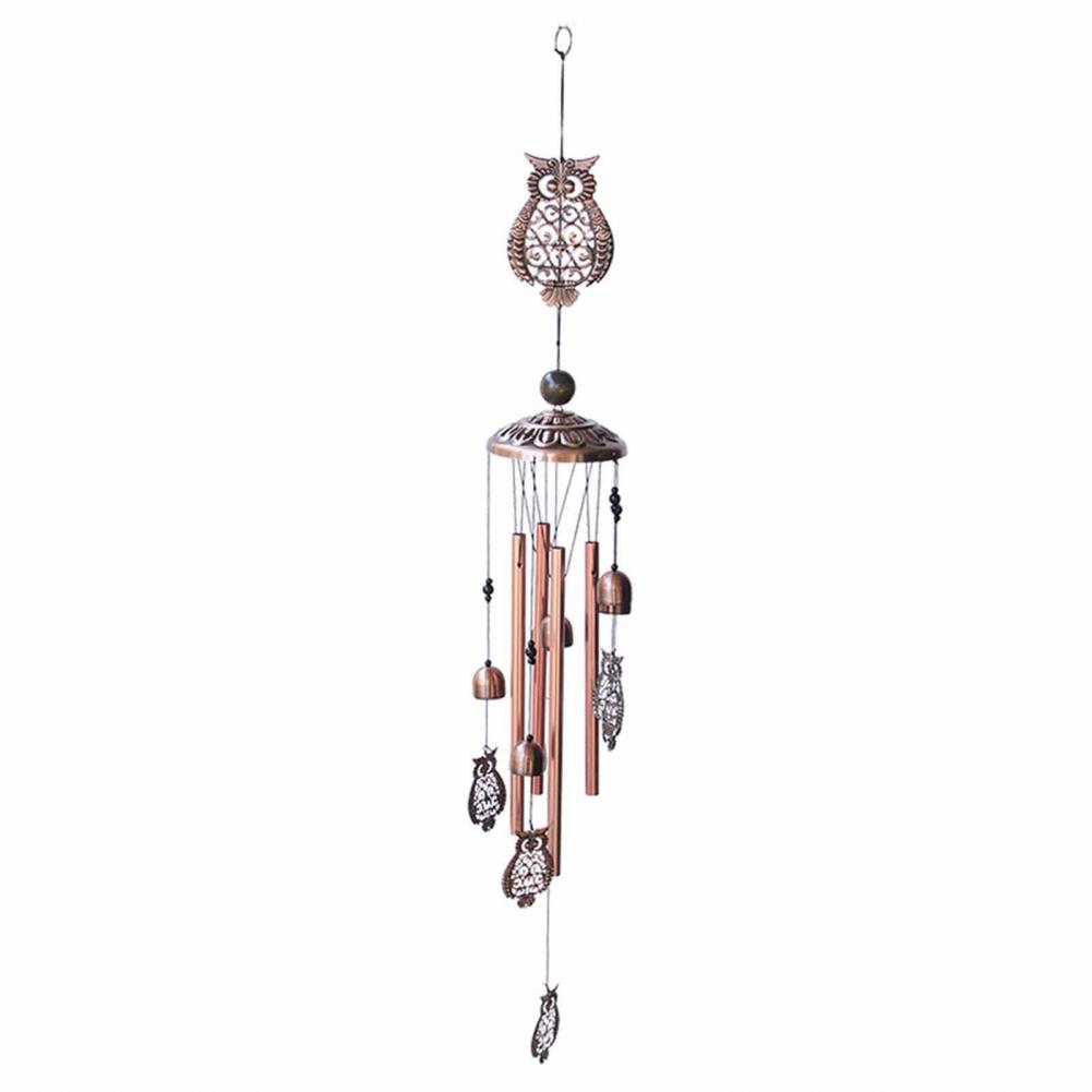 Creative Butterfly Bird Angel Wind Chimes Outdoor Hanging Decor Crisp Sound Tube Wind Chime Pendant