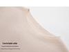 100% Pure Cashmere Round Neck Short Sleeve Pullover Sweater - Solid Color, Loose Fit for Autumn/Winter