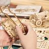 ROKR Grand Prix Car Scale Model 3D Wooden Puzzle MC401