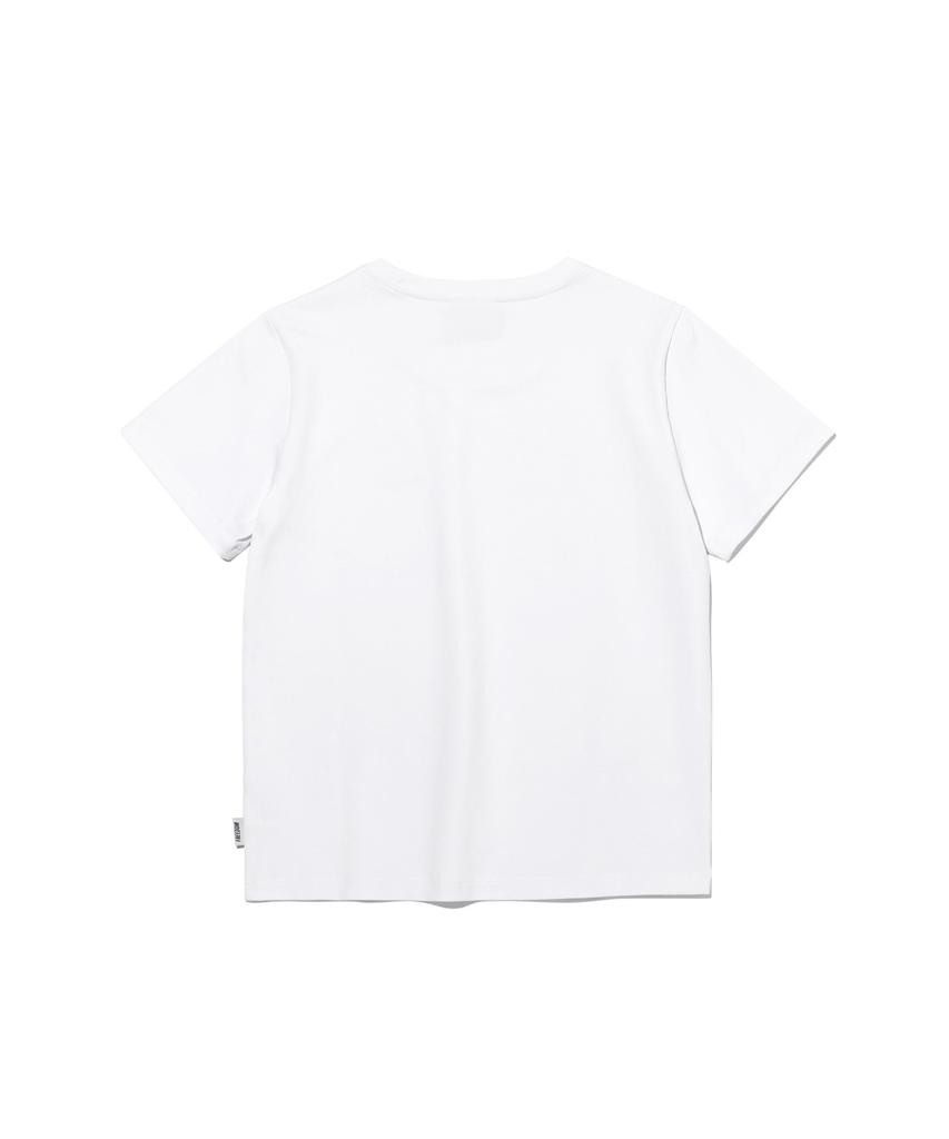 FREEDOM Women'S Small Logo Standard Fit Short Sleeve (White)