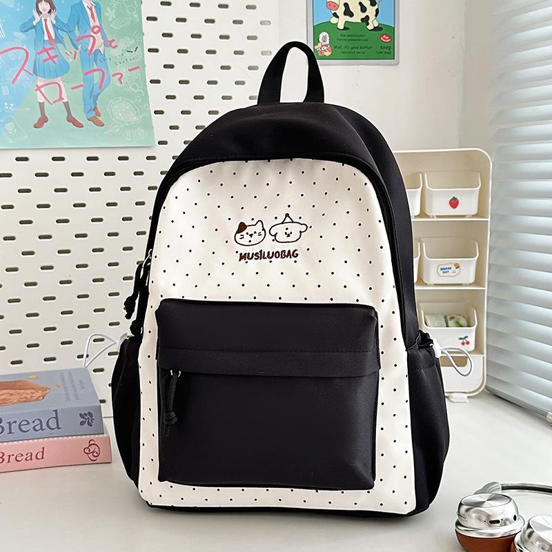 Schoolbag Japanese Ins New High-value Fresh College Style Backpack Junior High School Student Schoolbag Lightweight Large-capacity Backpack