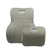 Customizable Mazda Leather Lumbar Support & Neck Pillow Set for Cars—Memory Foam, Cowhide, with Option to Add Logo