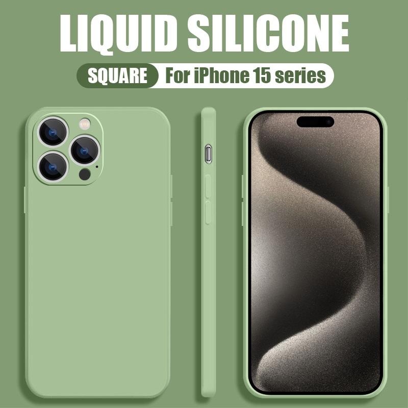 Custodia Per IPhone 14 Pro Max, Cover Antiurdo In Acrilico Satinato E TPU, Con Protezione Magnetica E Cornice Metallo Fotocamera (Verde)