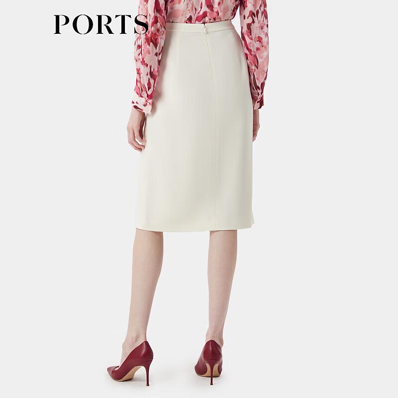 PORTS Elegant Pleated Midi Skirt
