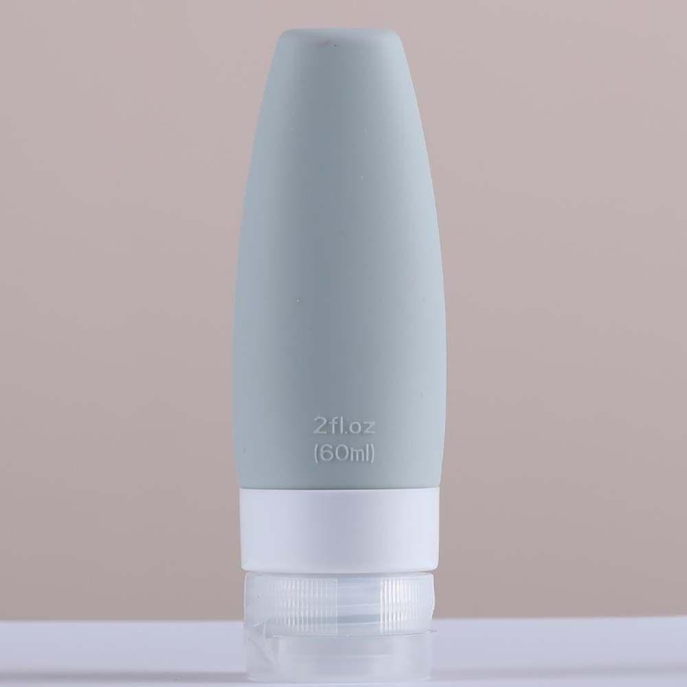 4Pcs/Set Soft Silicone Travel Bottle Empty Refillable Lotion Bottle Sub-bottling Tool