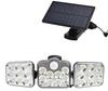 Four-Head Rotating Solar Wall Lamp: Waterproof, Motion-Sensitive Outdoor Street and Courtyard Light