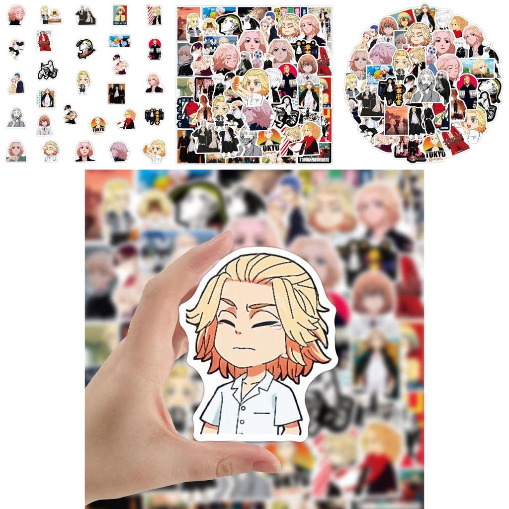 50pcs Revengers Tokyo Sticker Pack Set Game Diy Imposter Waterproof Decal