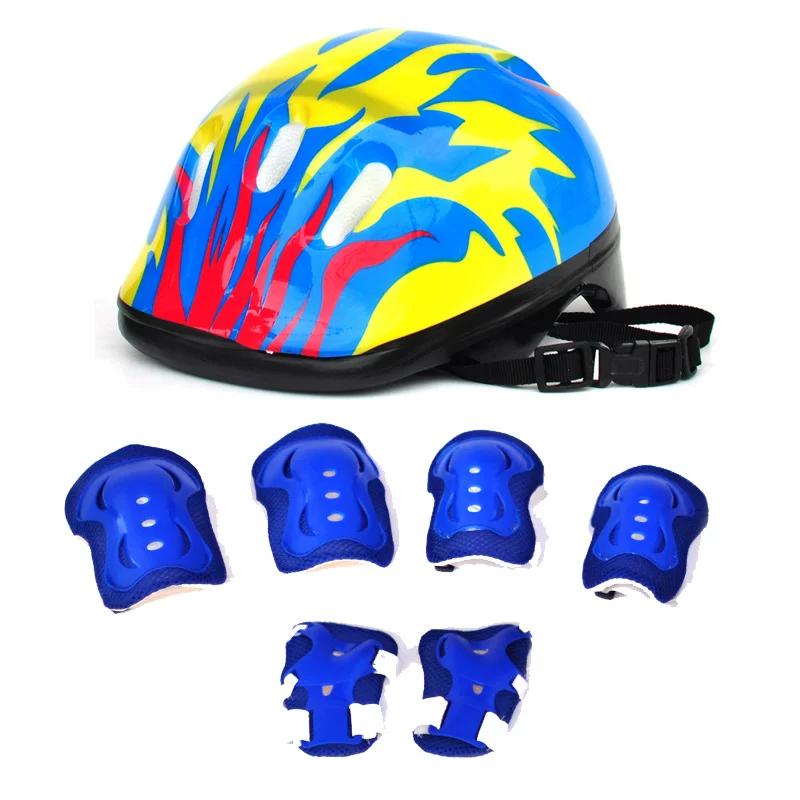 Thickened Kids Electric Bicycle Helmet Safety Helmet Roller Skating Skateboard Roller Skating the Skating Shoes Bicycle Suit Sports Protective Gear