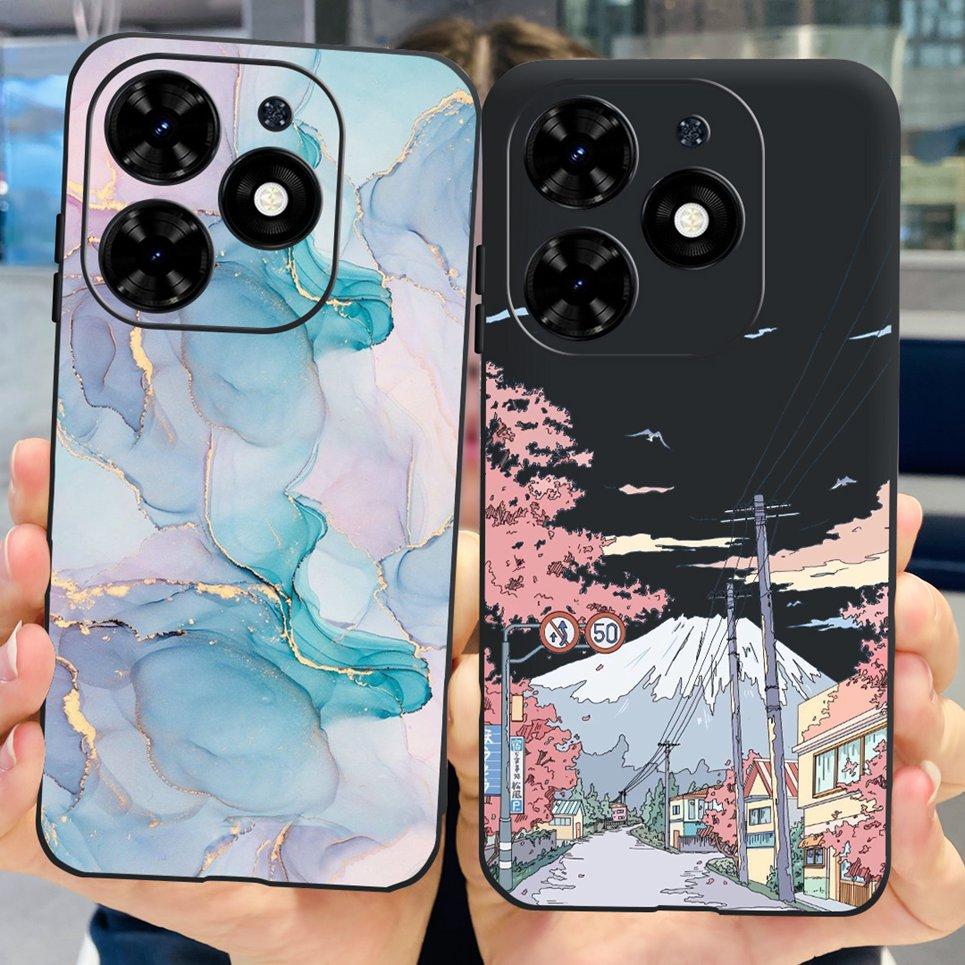 Coque Funda For Infinix Hot 40i Hot40i 2023 New Fashion Back Cover Colorful Painting Print Phone Cases On Hot 40 I Soft Matte