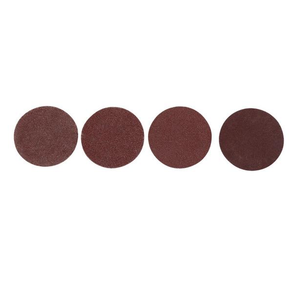 80pcs 50mm Roll Lock Polishing Pad Sanding Discs Sandpaper 60-240 Grit Assorted Roloc Abrasives Fits For Dremel