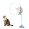Bite Resistant Cats Toys Feathers Wand Handheld Kitten Interactive Toys Relieve Boredom