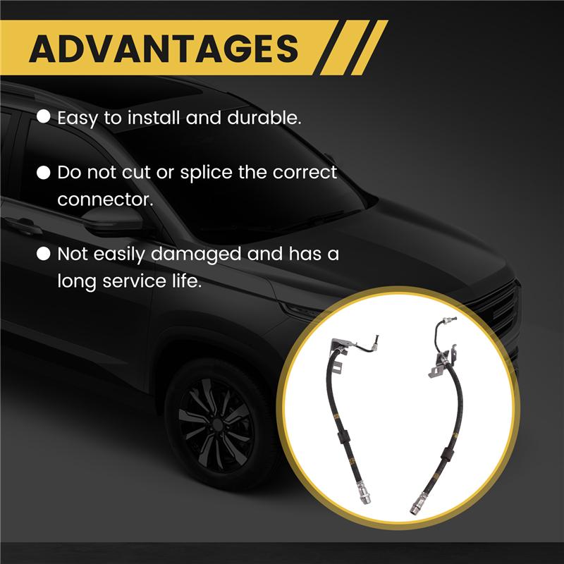 Car Brake Hose Set 13360000 13360001 Rear Left/Right Oil Supply Pipe For Cruze 2009-2015
