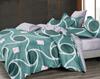 Flannel bedding 200x220 + 2 pillowcases 70x80 with zipper, warm, waves, circles