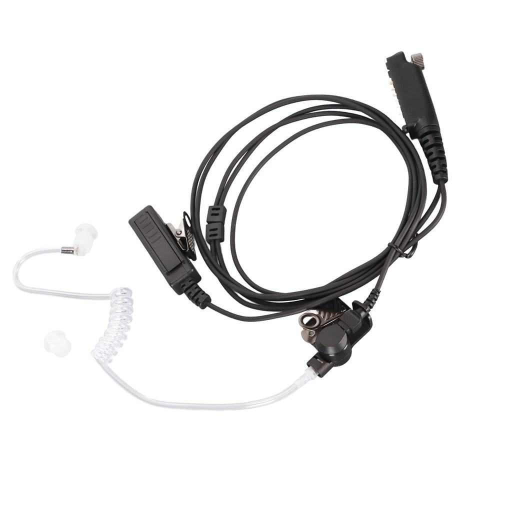 Acoustic Tube Headset Portable Clear Acoustic Tube Headphone 2 Way Radio Earpiece for Sepura STP8000 STP9000