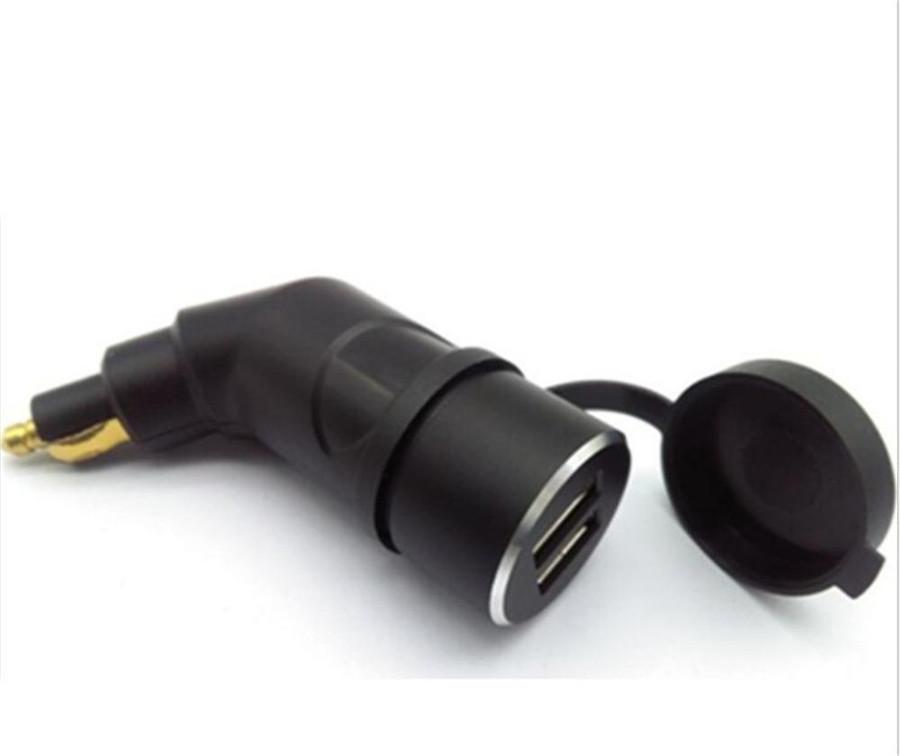 Motorcycle Cigarette Lighter Socket 5V 3.3A Portable Dual USB Color Power Adapter Plug For BMW BMW F 650/700/800 GS | R 1200 GS