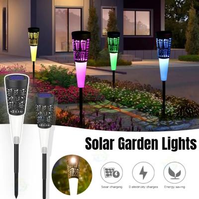 4/6 buc. Lumini solare de gradina cu LED 2 moduri de iluminare RGB/cald/alb Lampa de gradina impermeabila pentru peisaj gazon decoratiuni de Craciun
