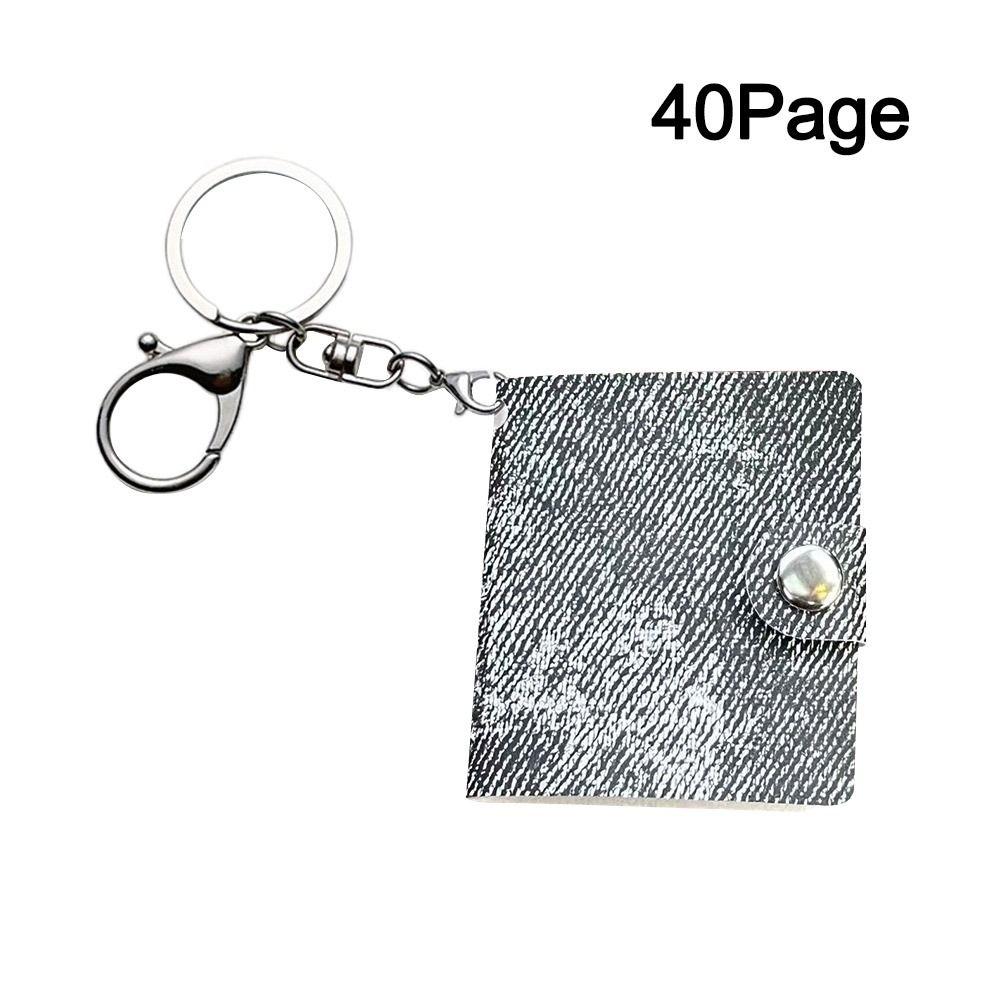 

2-дюймовый брелок для рюкзака, большой вместимости, держатель для фотокарточек, новая визитница чёрный