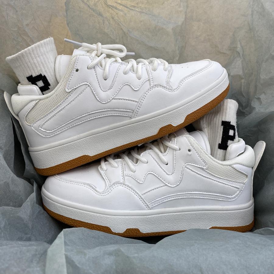 

2024 Мужские и женские трендовые баскетбольные кроссовки на воздушной подушке с амортизацией и высококачественная спортивная обувь для бега 44 белый