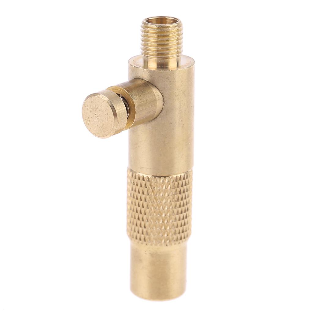 Brass Tire Inflator Connector Air Chuck Air Compressor Portable Screw-in Type