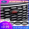 Car Sticker 2025 Hot 22.5cm Car Front Rear Trunk Hood Emblem Cover Badge Sticker for Ford Focus Mondeo Edge Ecosport Ranger Fies