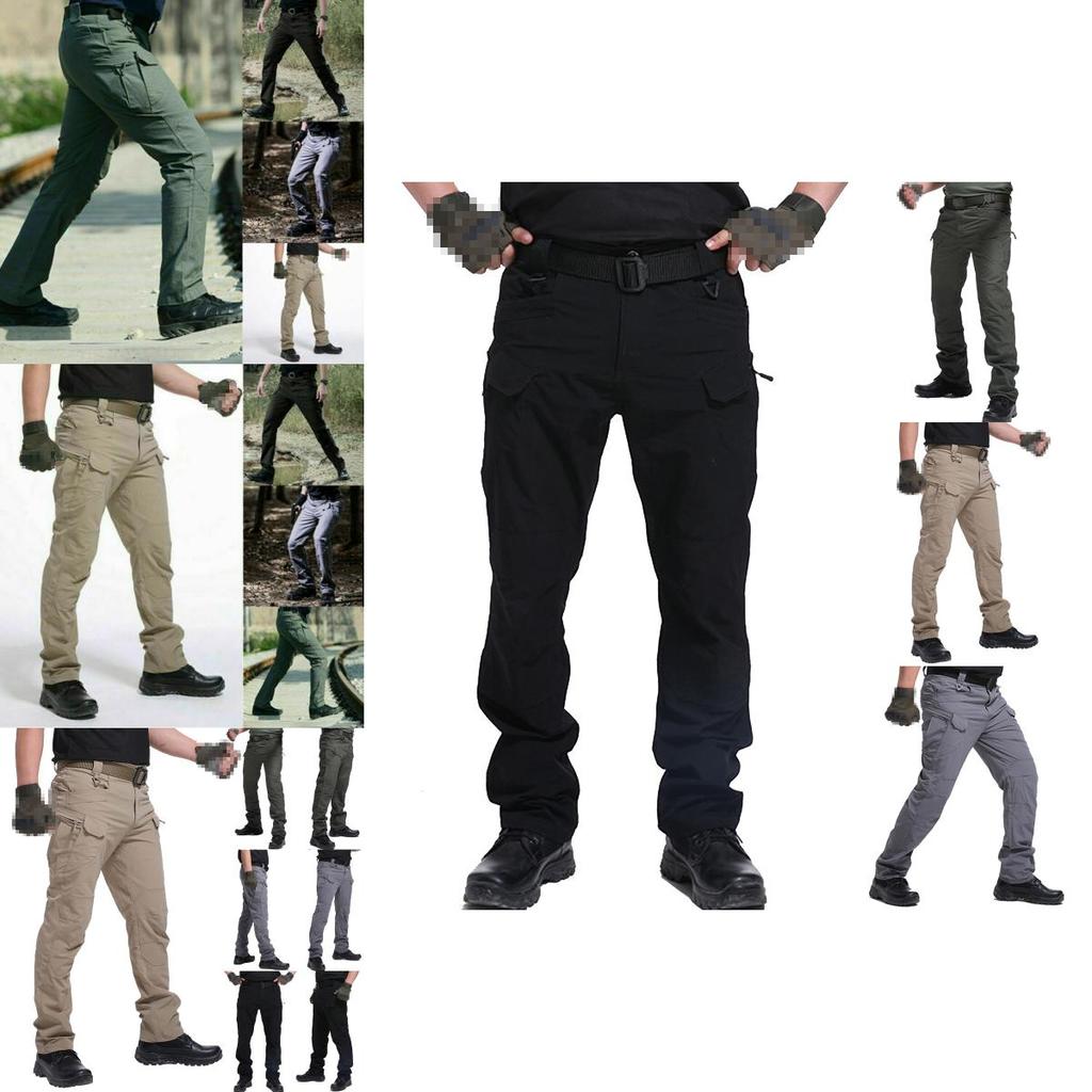 Herren Taktische Cargohosen Outdoor Wandern Winddichte Militärische Kampfhosen Sport