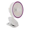 Fan with Clamp Quiet 360 Degree Rotation Rechargeable USB Portable Fan for Desk Bedside