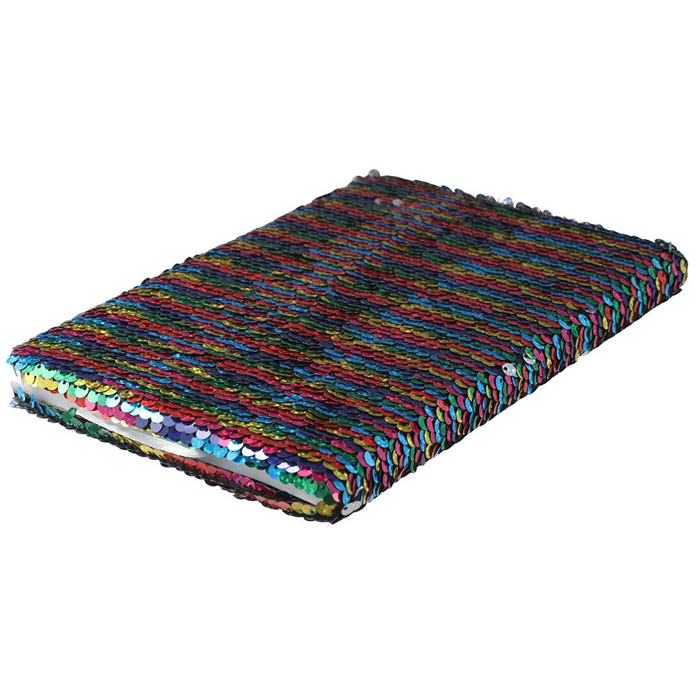 

8,5*5,5-дюймовый справочник, семь цветов, письменный рисунок, подарок для путешествий, блесток, флип-блокнот, офисный блокнот