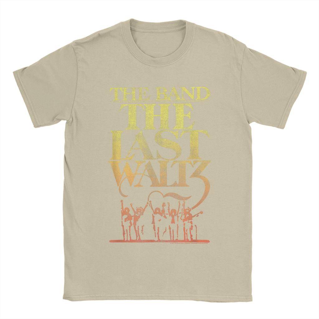 THE BAND THE LAST WALTZ Koszulka Męska Zabawna 100% Bawełna Koszulki Letnie Okrągły Dekolt Modne T-shirty Hurtownia Luźne Top