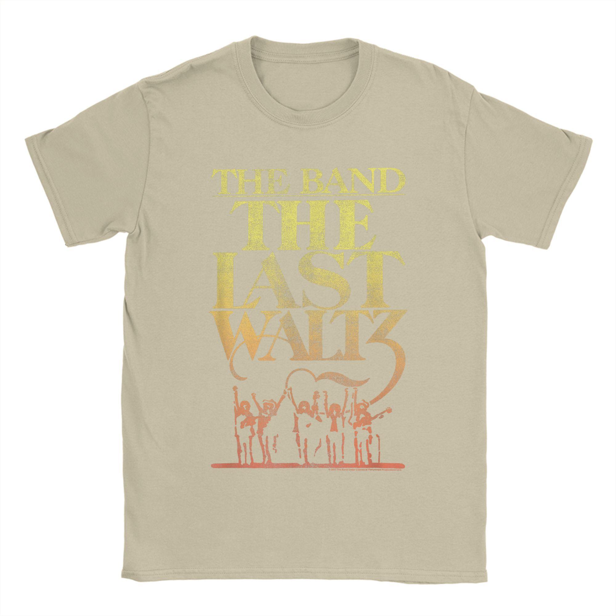 GUOYAN TOP THE BAND THE LAST WALTZ T-shirt Heren Grappig 100% Katoen T-shirts Zomer Ronde Hals Trending T-shirts Groothandel Oversized Tops 3XL