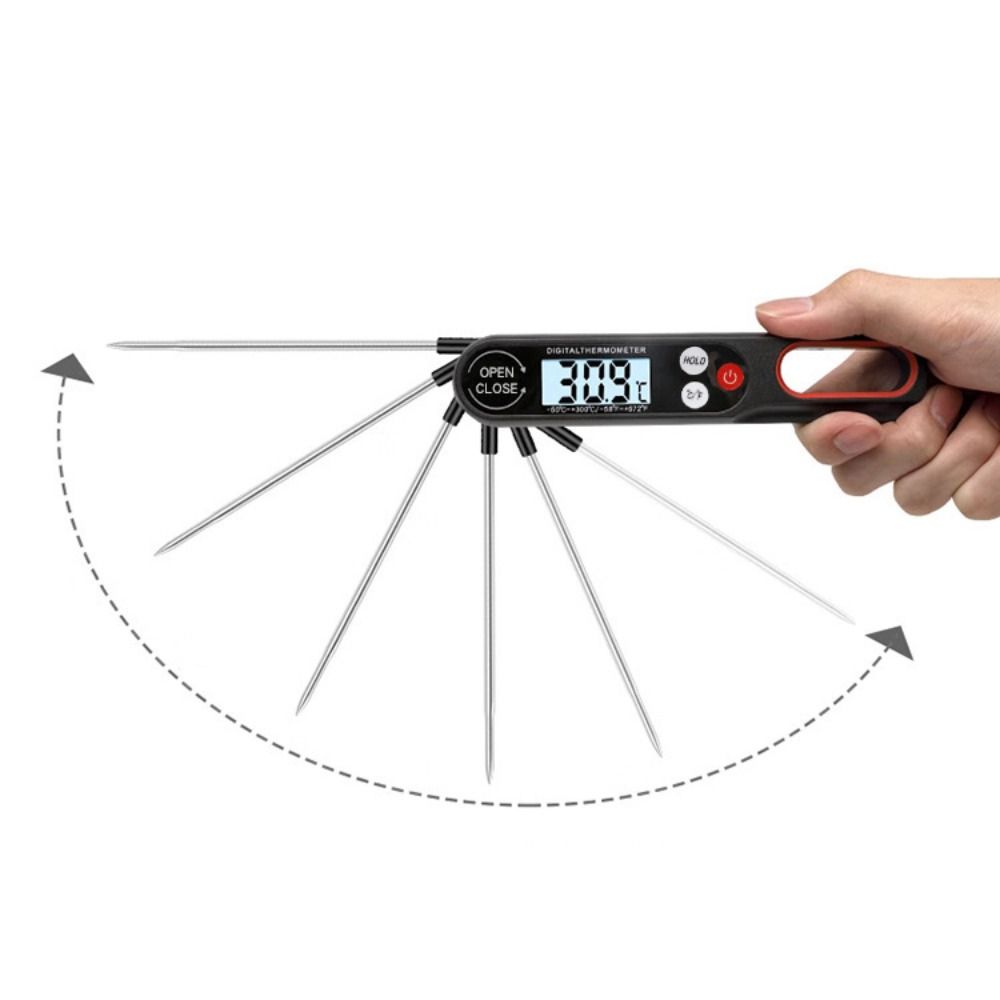 Switchable Units Probe Food Thermometer Instant Read Food Temperaure Sensor  Liquid