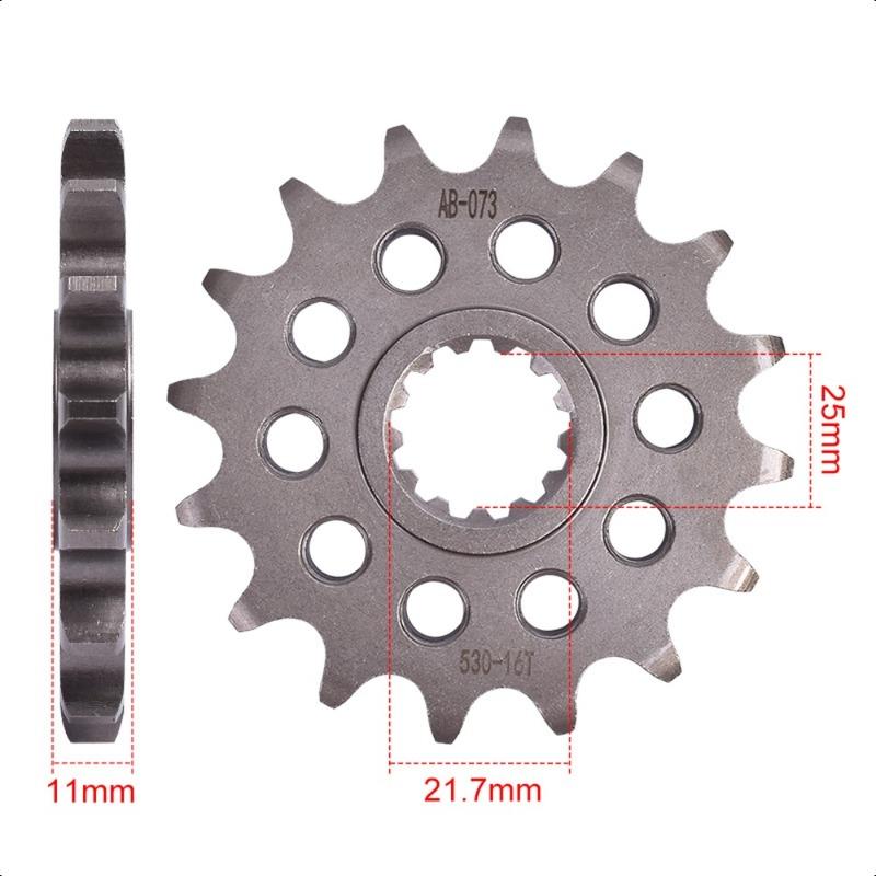 530 16T 45T Motor Bike Front Rear Sprocket Gear Wheel Cam for Yamaha FZ6 FZ6 Fazer S2 YZF-R6 Racebase YZF-R650th YZF-R660th