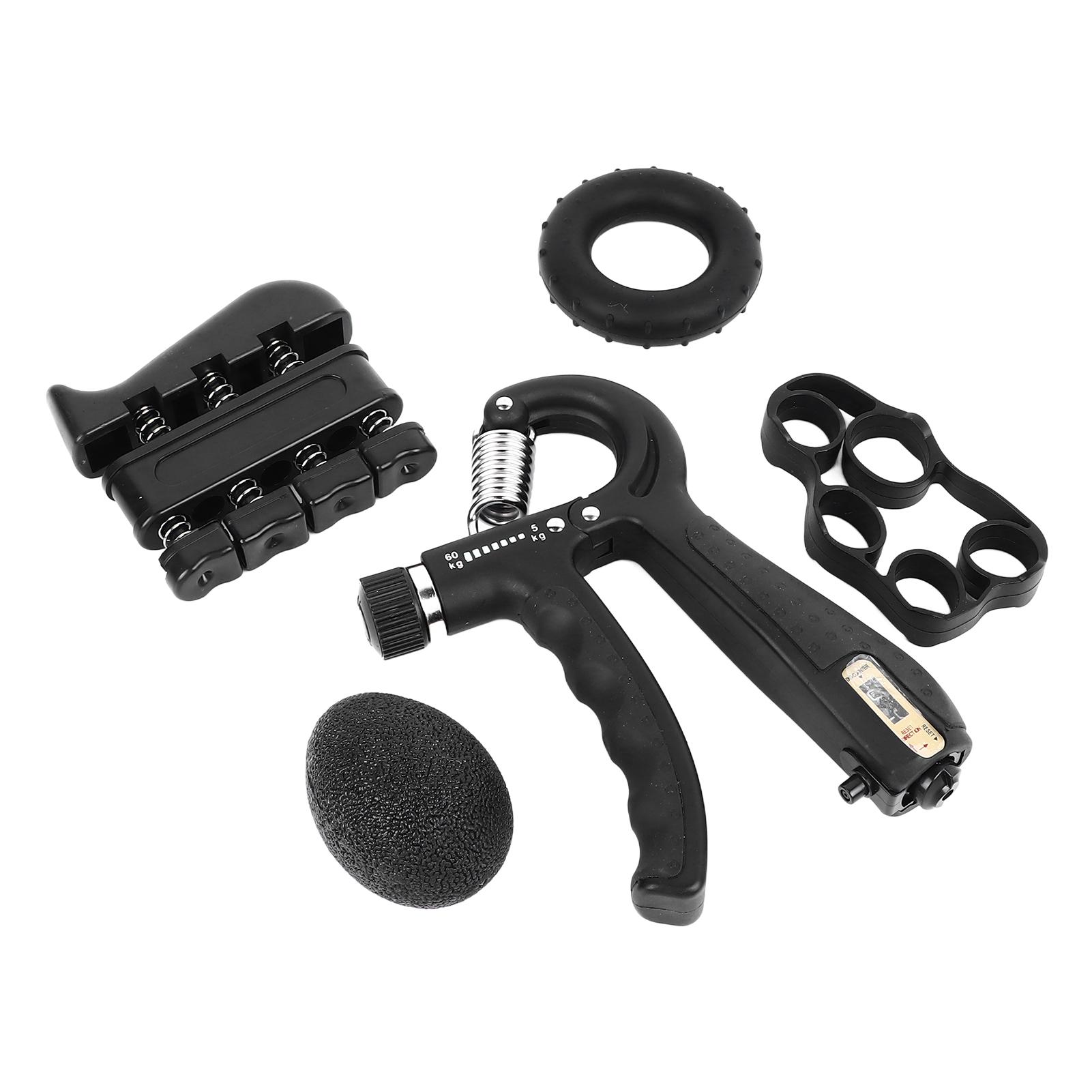 

Набор из 5 тренажеров для укрепления кисти, тренировочный набор, эспандер для пальцев, портативный набор для тренировки кисти