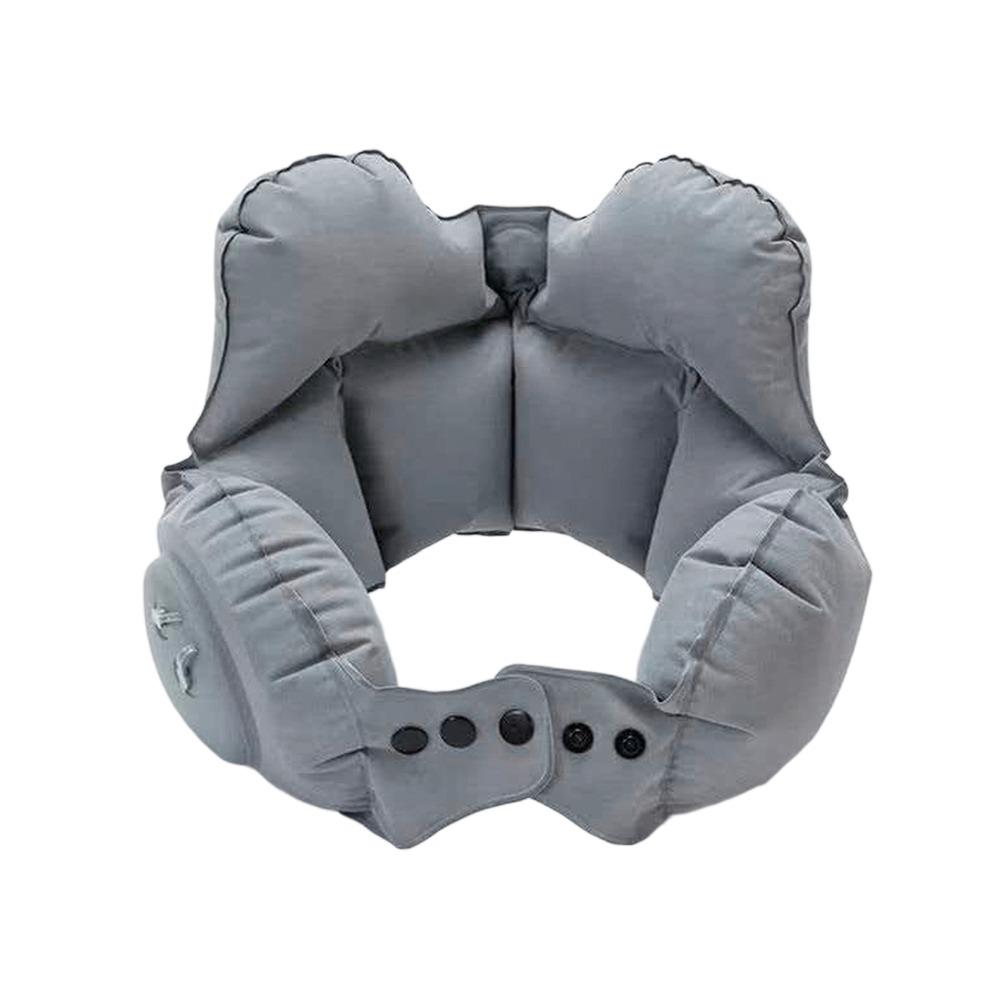 Ergonomic Inflatable Neck Pillow Foldable U Shaped Pillow Portable Headrest Camping