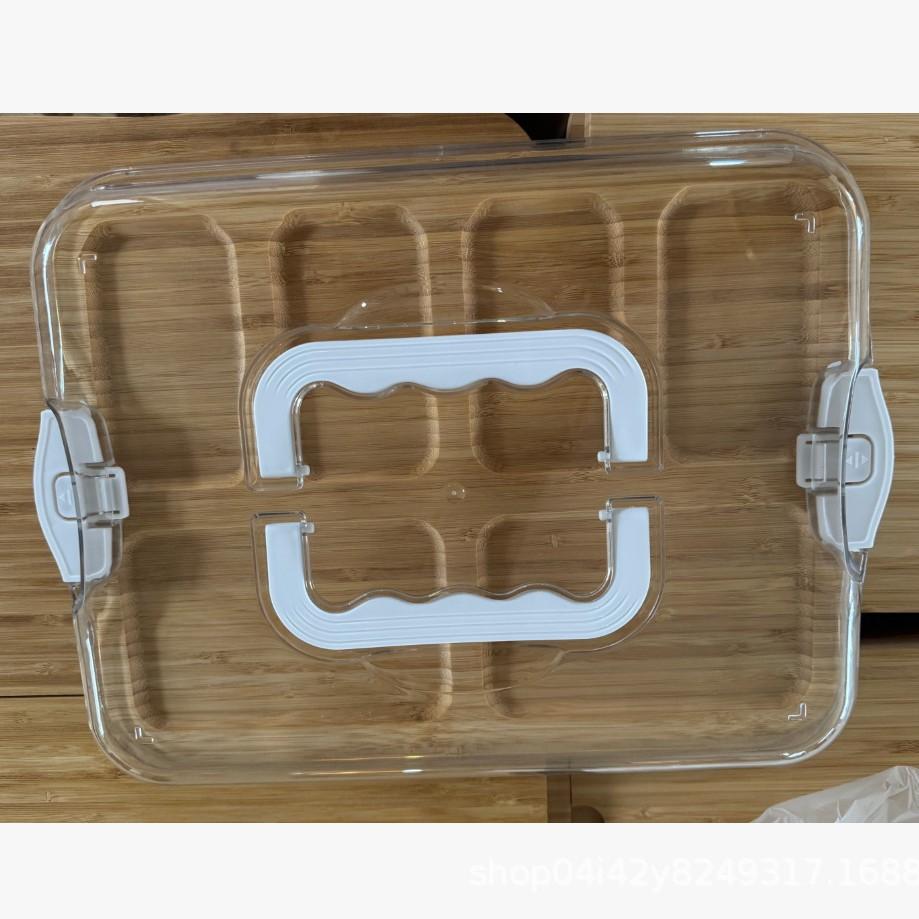 Planche à fromage en bambou écologique en 1 pièce avec couvercle acrylique à clipser sécurisé - Plateau alimentaire portable pour camping, fêtes, restaurants