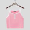 Women Lace Strap Sleeveless Stitching Fitted Tank Tops Undershirts Camisole