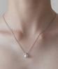 Tatiana (Silver 925) 8Mm Swarovski Pearl Necklace Nz2497