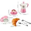 4/11PCS Retend Play Simulation Coffee Set Tableware Play House/Outdoor Kitchen DIY Afternoon Tea Game Toy For Children Kids Gift