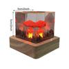 Volcano Mushroom Cloud Lamp Resin Lamp Living Room Room Decoration 3D Night Light Rechargeable Christmas Party Gift Ornament