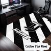 Custom Name Juventus Football Club Rug for Living Room, Game Rooms, Office, Bedroom, Floor Mat Playful Design, Fan Gifts Christmas Decor