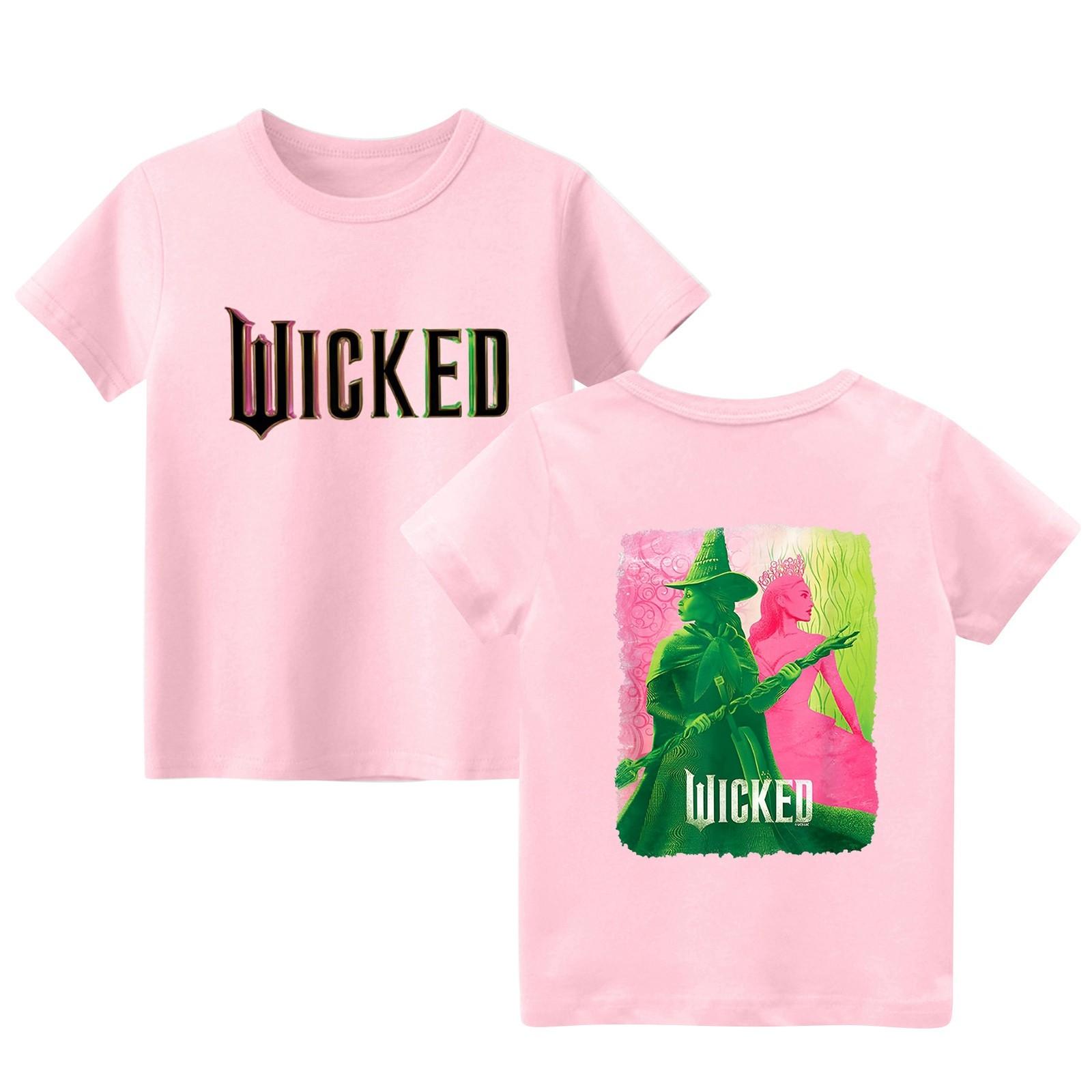 

Модний повсякденний топ із принтом і короткими рукавами для хлопчиків і дівчаток 120 рожевий