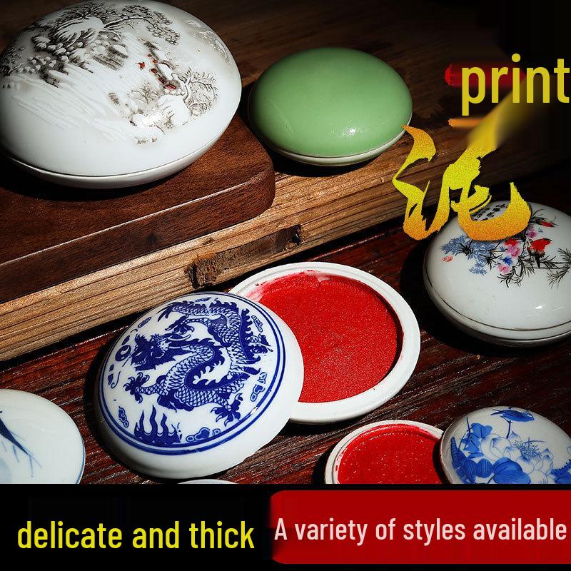 Kit de Caligrafía y Tallado de Sellos para Principiantes: Tinta Bermellón, Aceite de Ricino 90g/60g, Materiales para Pintura China.