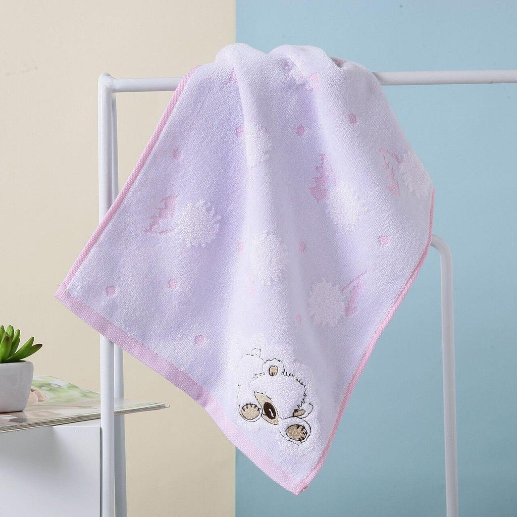 A-Class Gold Pure Cotton Beauty & Children's Towel - Soft, Medium, Cut Velvet Face Towel
