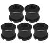 5Pcs Chainring Bolts Lightweight RustProof Easily Install Disc Screw Chainwheel for Mountain Bike Road Bicycle(Black )