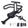Front Mounted Toddler Bike Seat Guardrail Security Prevents Slipping Spokes Bike Seat Durable Metal Double Frame for