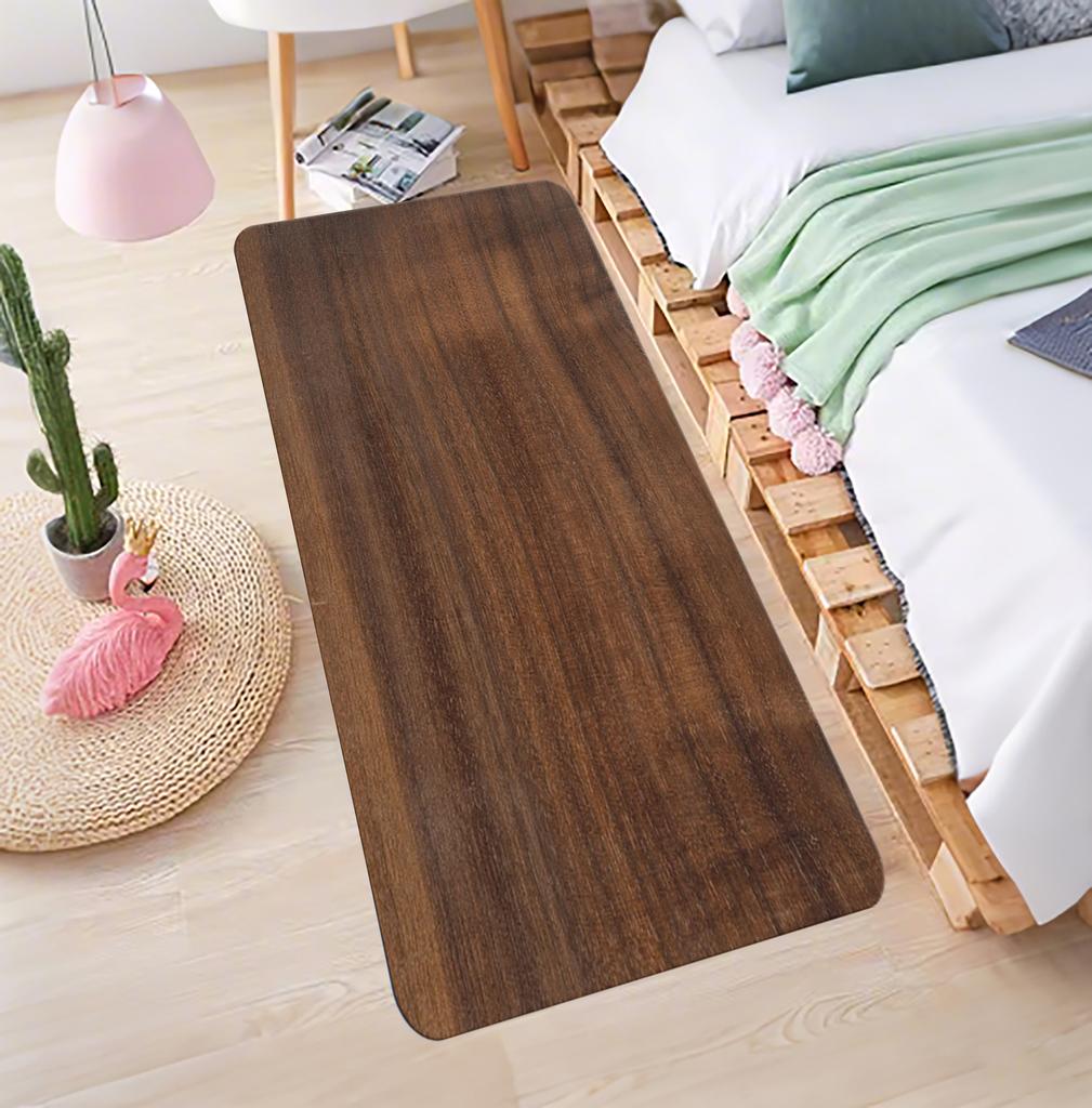 Textured plank brick printed non-slip multifunctional rug Living room rug Entrance floor mat Insole Home kitchen Corridor décor