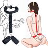 Oral BDSM Bondage Restraint ხელბორკილები ტერფის მანჟეტები ზრდასრულთა სექსის სათამაშოები წყვილი თამაშები სექსის მასალები