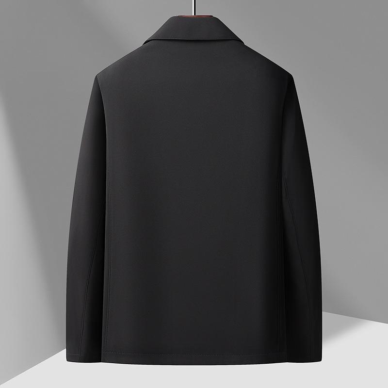 Spring and Autumn Executive Jacket Men's Old and New Single-breasted Business Casual Lapel Jacket